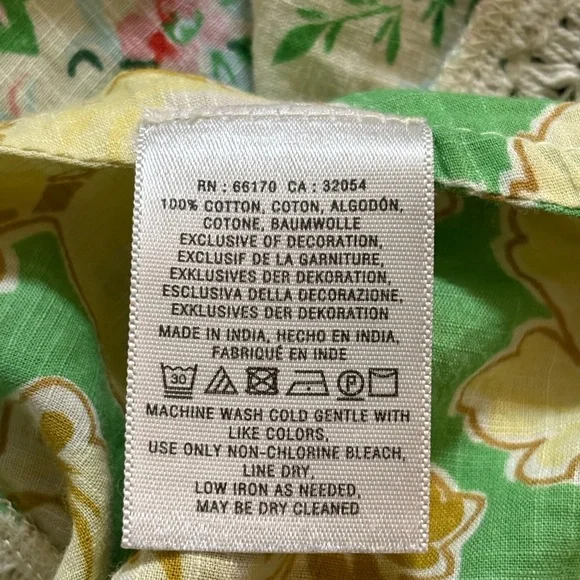 Anthropologie Vanessa Virginia Prateria Boho Baby Doll Swing Top Tunic Sz. 12 - Picture 13 of 13